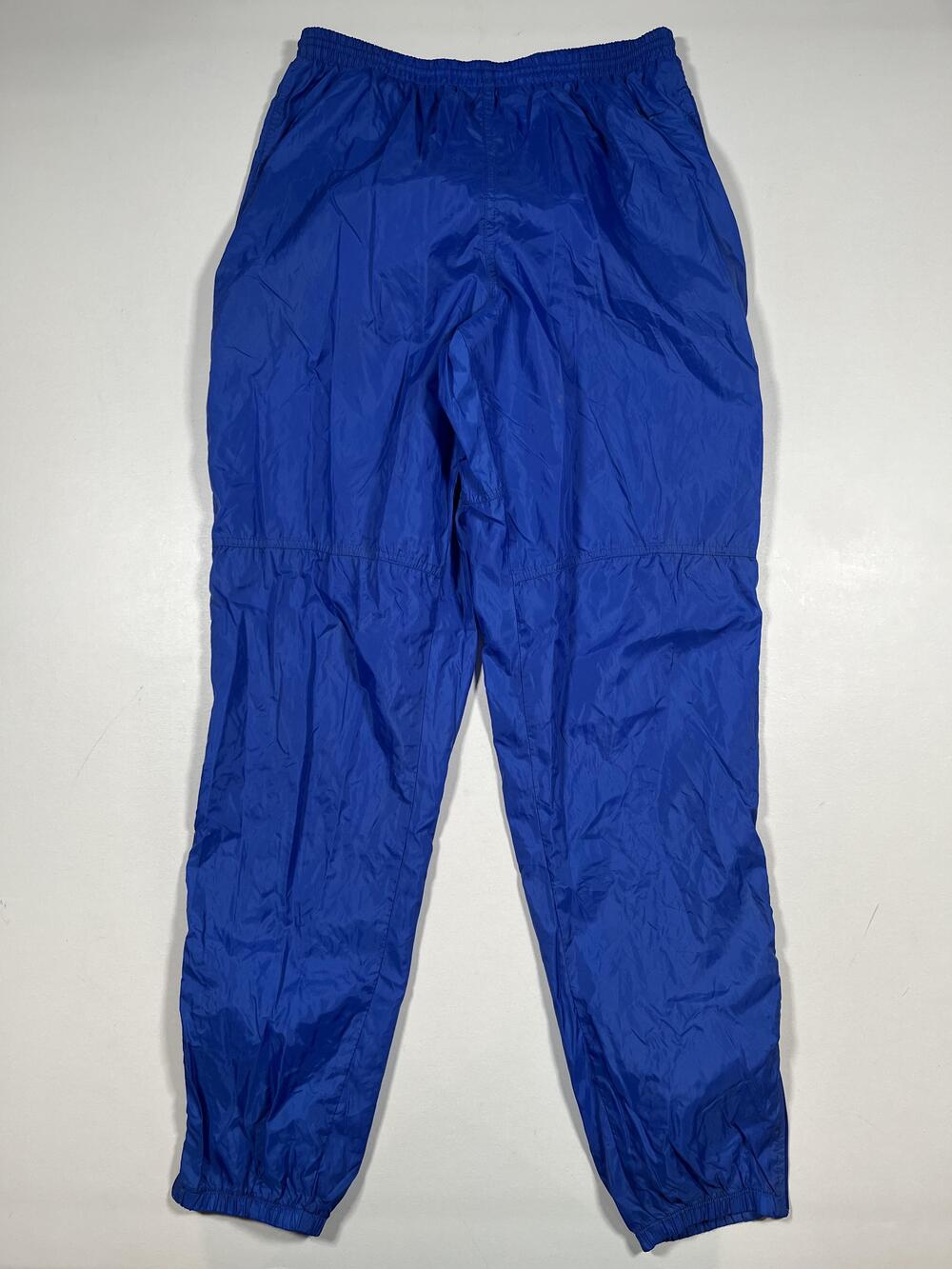 Nike Track Pants Mens Large Blue Elastic Waist Ankle Zip Lightweight Athletic